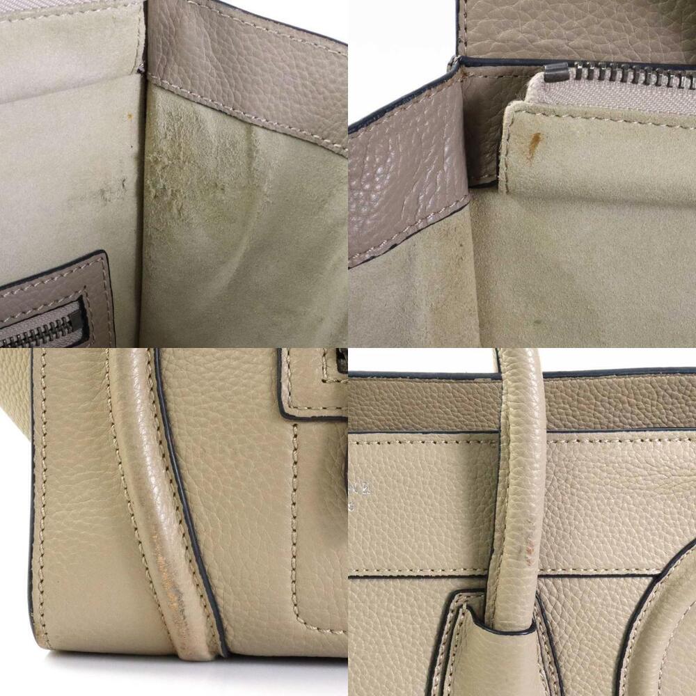 Celine Luggage Shopper Handbag Beige Tan Leather - Picture 4 of 4